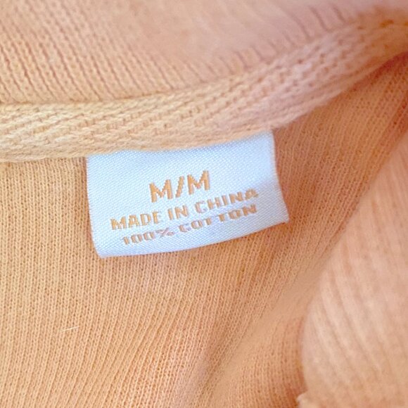 Tommy Bahama Men's Quarter Zip Relax Peach Size Medium - Picture 3 of 8